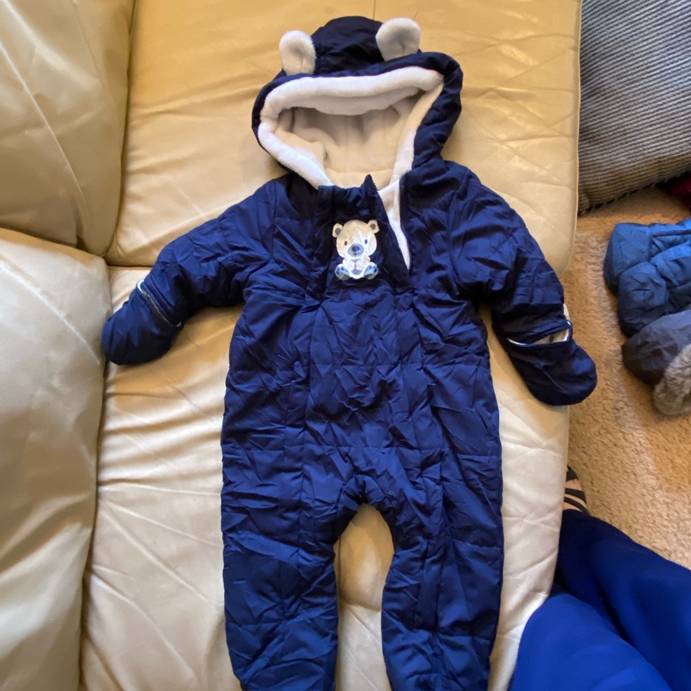 Boys George Snowsuit - Size 6-12 months